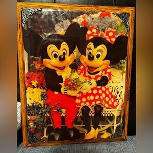 Vintage Disney collector wall art and clock